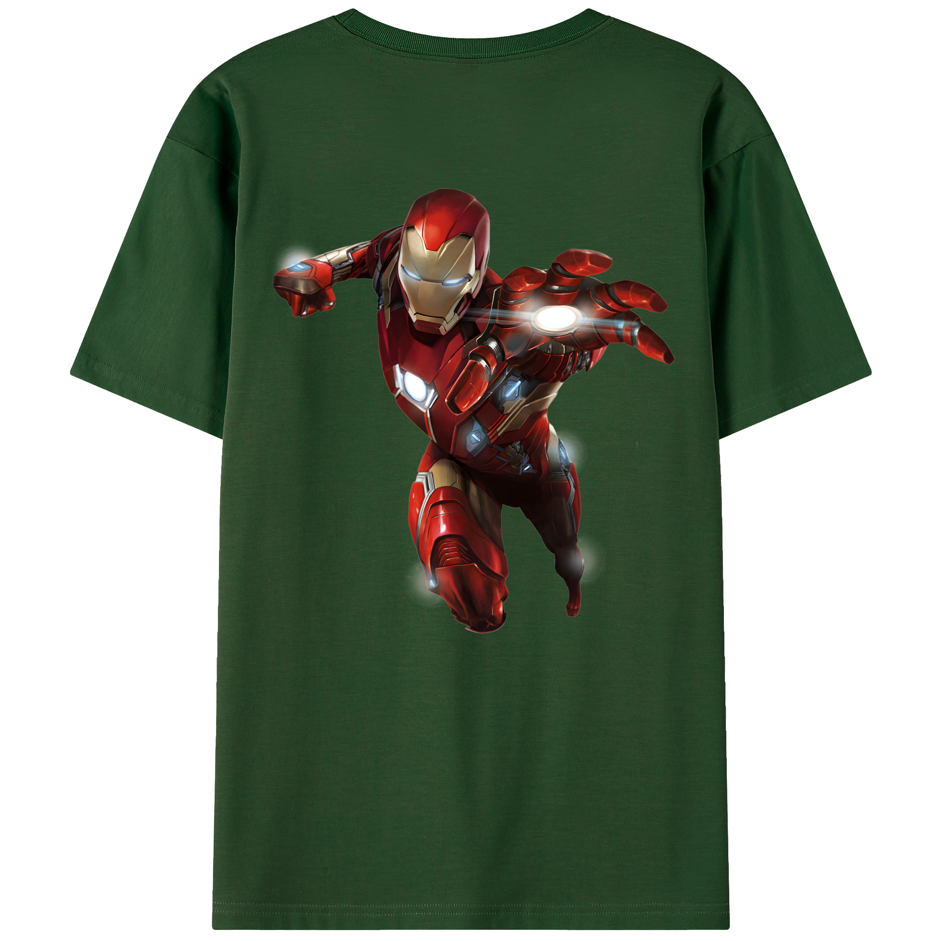 （画像用） アベンジャーズ The Avengers 綿100％半袖Tシャツ（背面プリント）